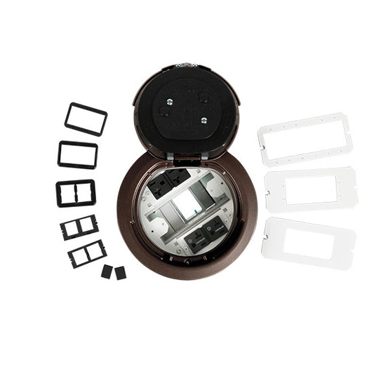 6ATC2PCRBZ - Wiremold - 6ATC2PCRBZ 6 inch Prewired Surface Bronze Assembly Marked Controlled Circuit