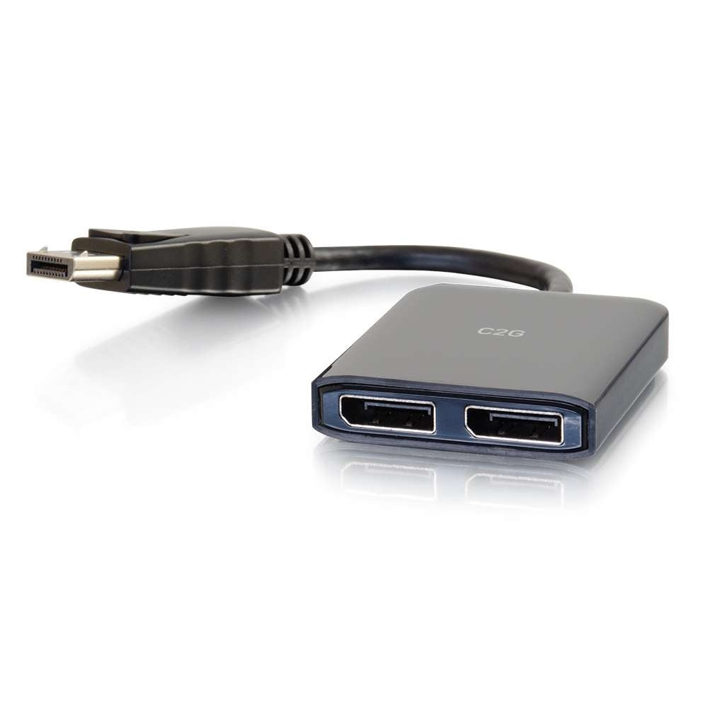CG54291 - C2G - DisplayPort 12 to Dual DisplayPort MST Hub 4K