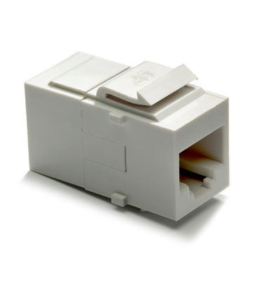 WP3451WH - On-Q - Cat5e RJ45 M20 Keystone Coupler in White