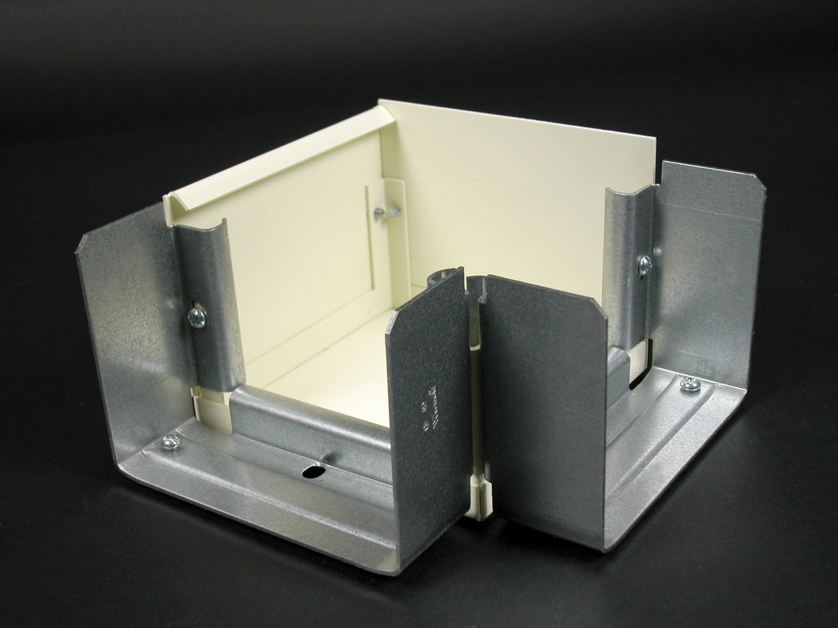 V6011TX - Wiremold - V6011TX 6000 Combination Flat Elbow Fitting in Ivory