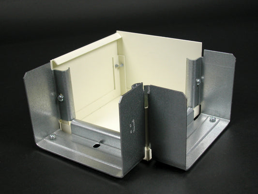 V6011TX - Wiremold - V6011TX 6000 Combination Flat Elbow Fitting in Ivory