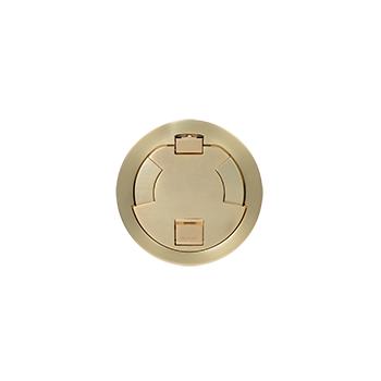 6CT2SB - Wiremold - 6CT2SB Evolution 6 inch Flush Style Cover Assembly in Satin Brass