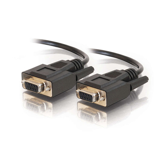 CG25214 - C2G - 1ft DB9 F/F Serial RS232 Cable Black