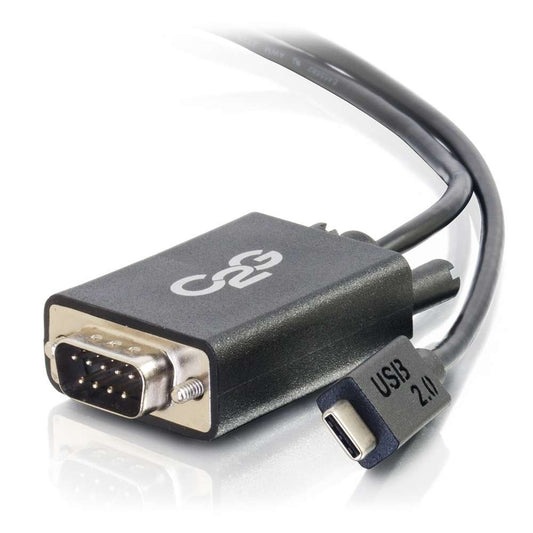 CG29470 - C2G - 3ft USB 2.0 USB-C to DB9 Serial RS232 Adapter Cable