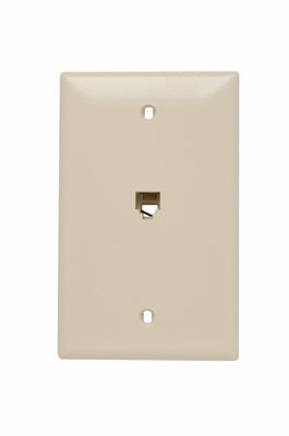 TPTE1I - On-Q - 1Gang Preconfigured Wall Plate with One RJ11 Telephone Jack in Ivory