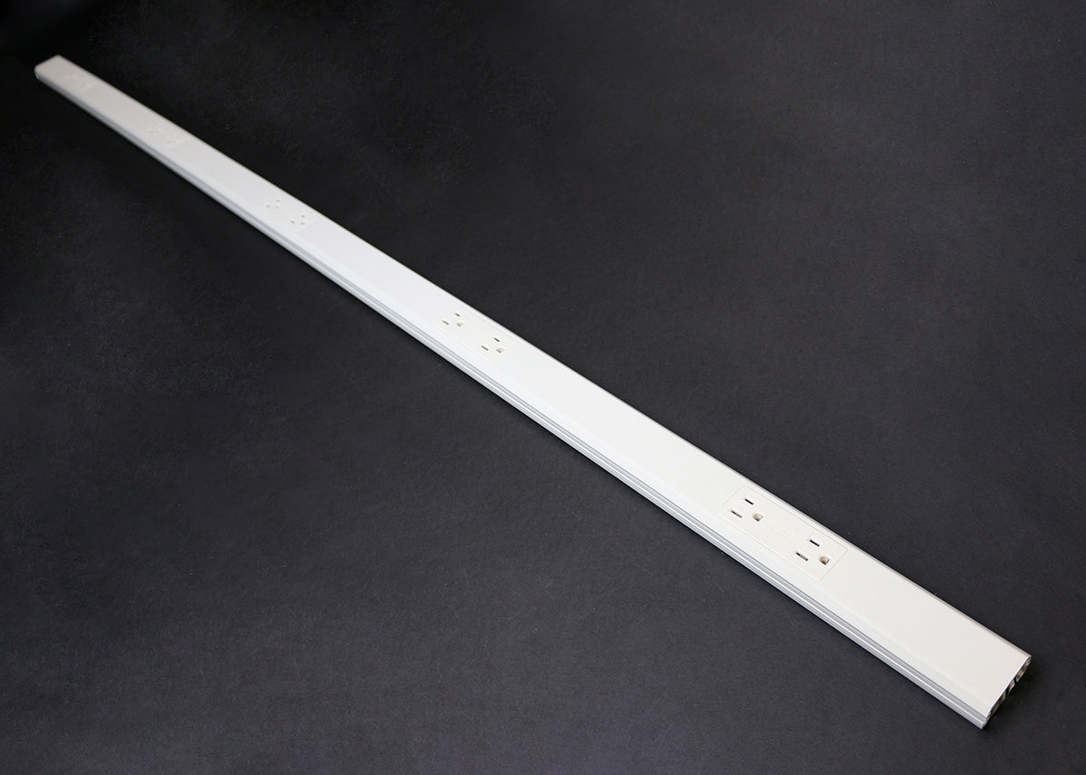 NM20GB412 - Wiremold - NM20GB412 Nonmetallic Plugmold Multioutlet System in Ivory