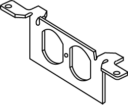 DTB-2-SD - Wiremold - DTB2SD Communication Bracket