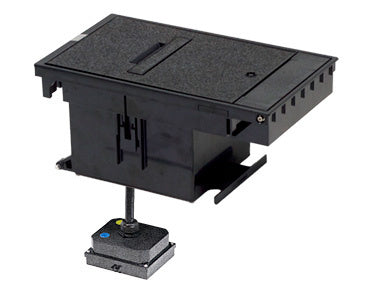 XB814CL530BK - Wiremold - XB814CL530BK Exterior Box Cover Assembly with a Single NEMA L530R Locking Receptacle in Black