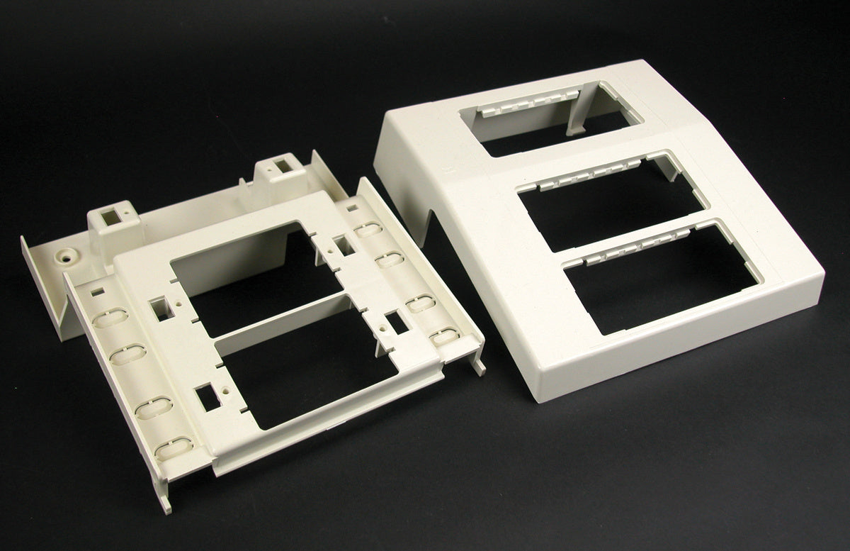 5450A3WH - Wiremold - 5450A3WH 5400 Three Device Mounting Bracket Fitting in White