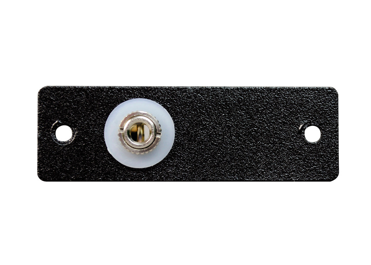 AV7005BK - Wiremold - AV7005BK 35mm Stereo Mini Jack to Captive Screw Term in Black