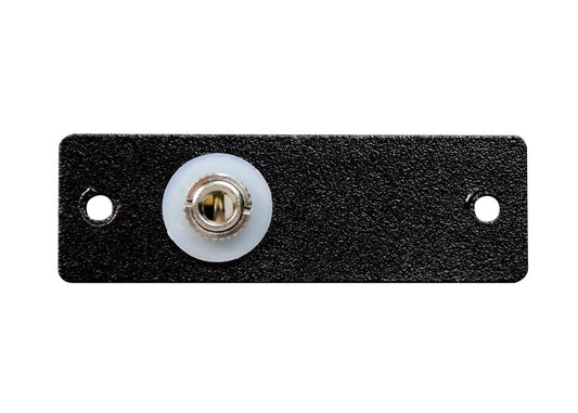 AV7005BK - Wiremold - AV7005BK 35mm Stereo Mini Jack to Captive Screw Term in Black