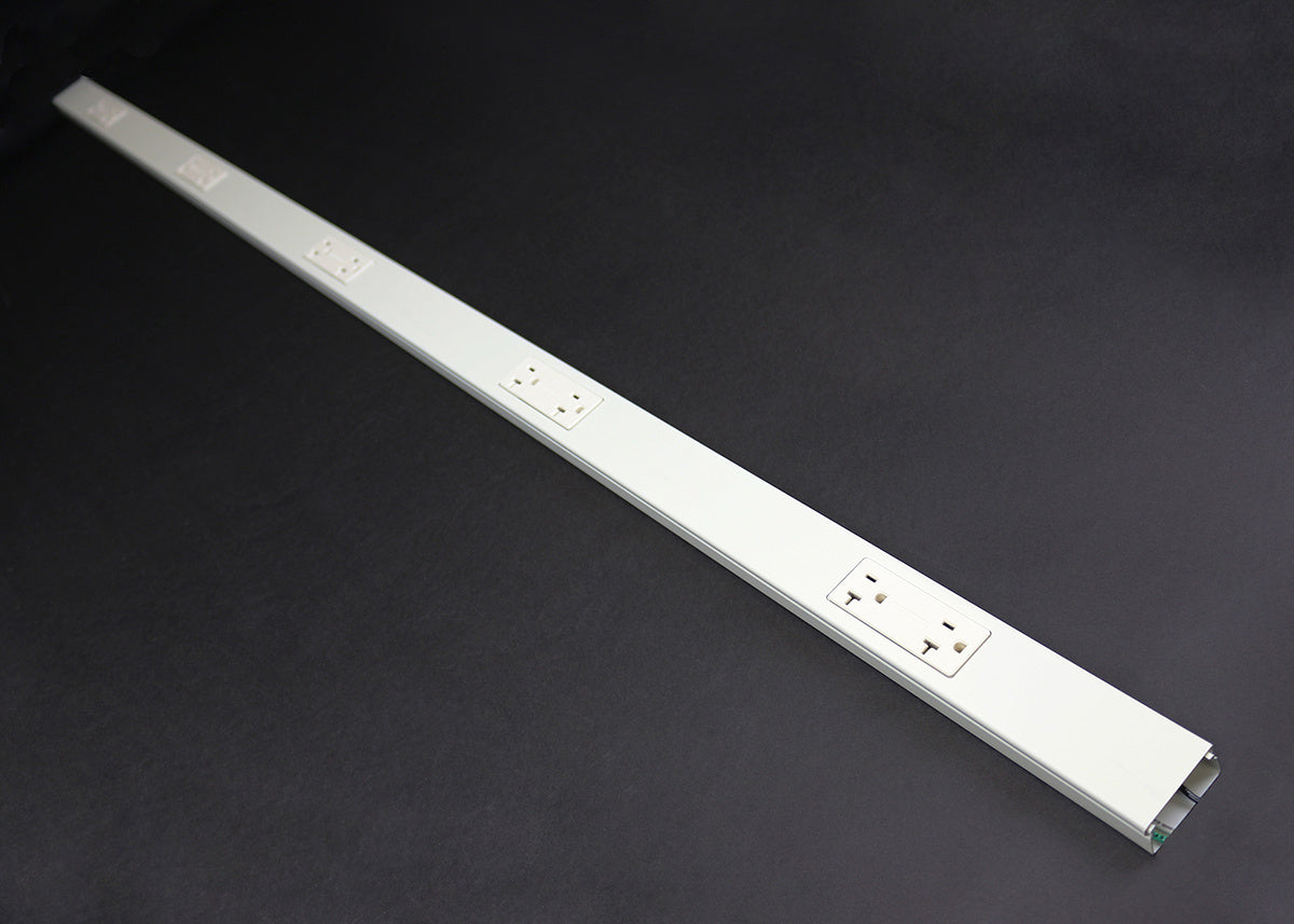 24S3612GBA99IV - Wiremold - 24S3612GBA99IV Steel Plugmold Multioutlet Strip