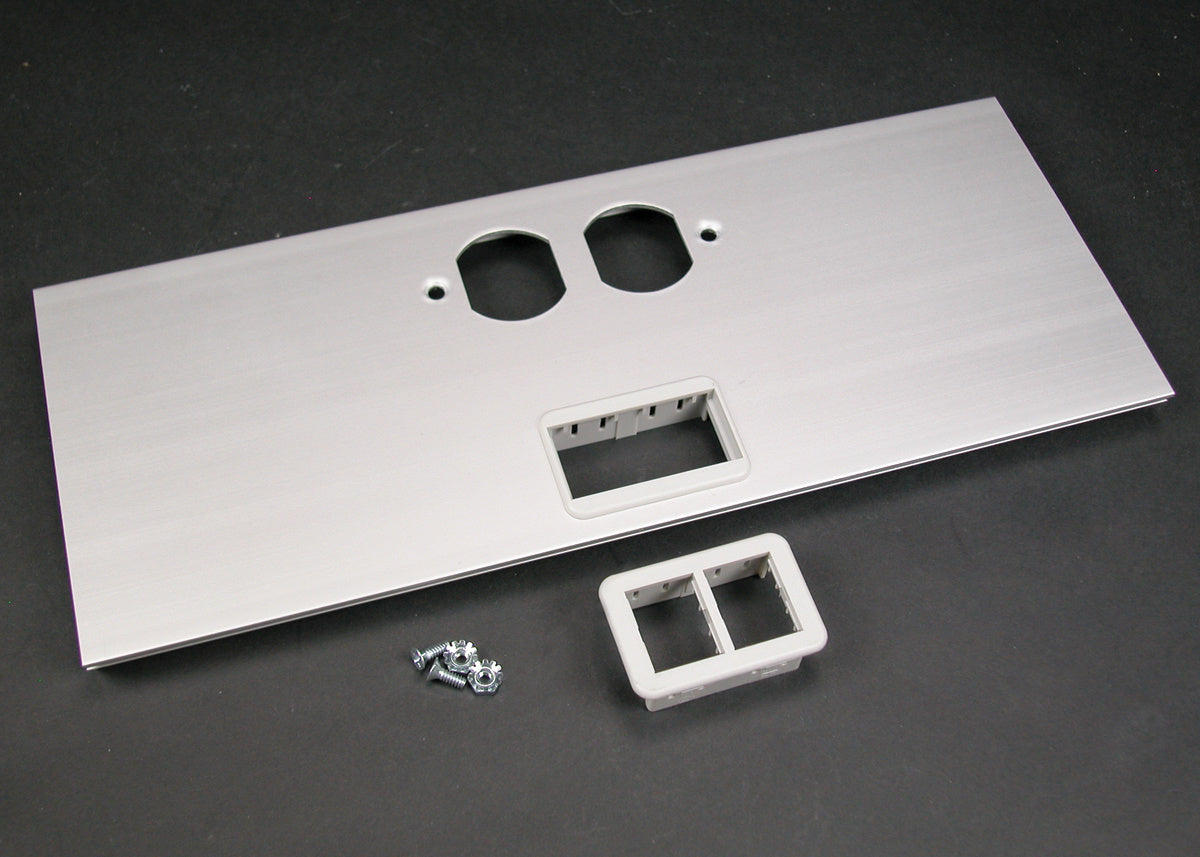 AL5256-DABRT - Wiremold - AL5256DABRT Large MultiChannel Raceway Duplex and Ortronics Cover Plate
