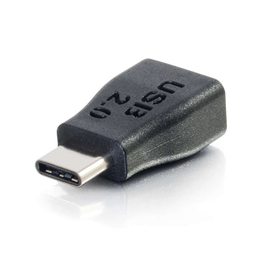 CG28869 - C2G - USB 2.0 USB-C to USB Micro-B Adapter Converter MF Black