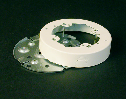 5738AFWH - Wiremold - 5738AFWH Solid Base Fan Box Fitting in White