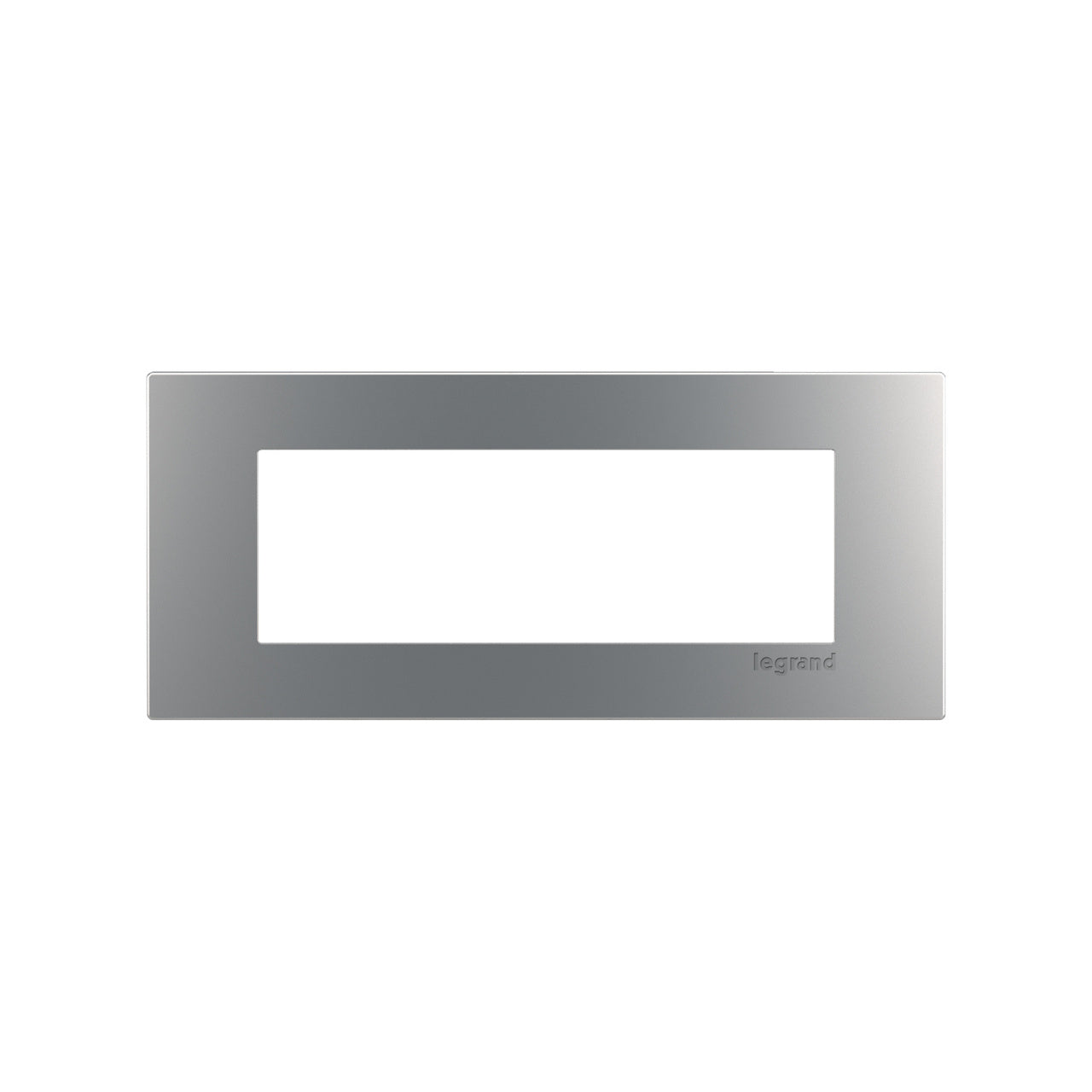 3-Cube-Stainless-Trim-Plate - Wiremold - dash 3Cube Trim Plate in Stainless Steel