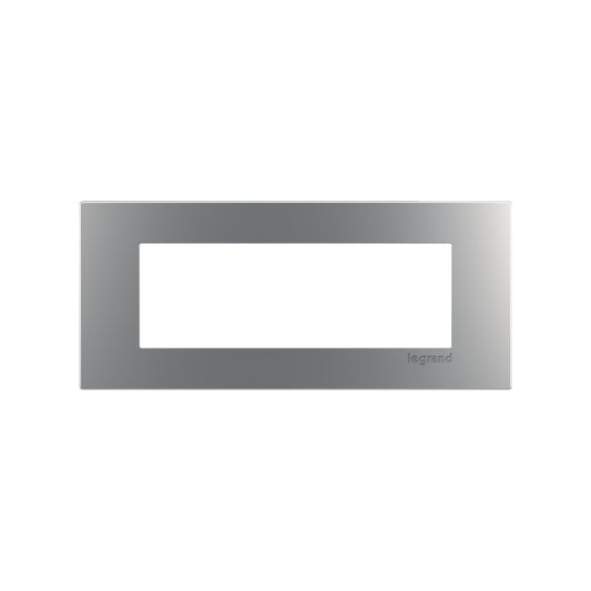 3-Cube-Stainless-Trim-Plate - Wiremold - dash 3Cube Trim Plate in Stainless Steel