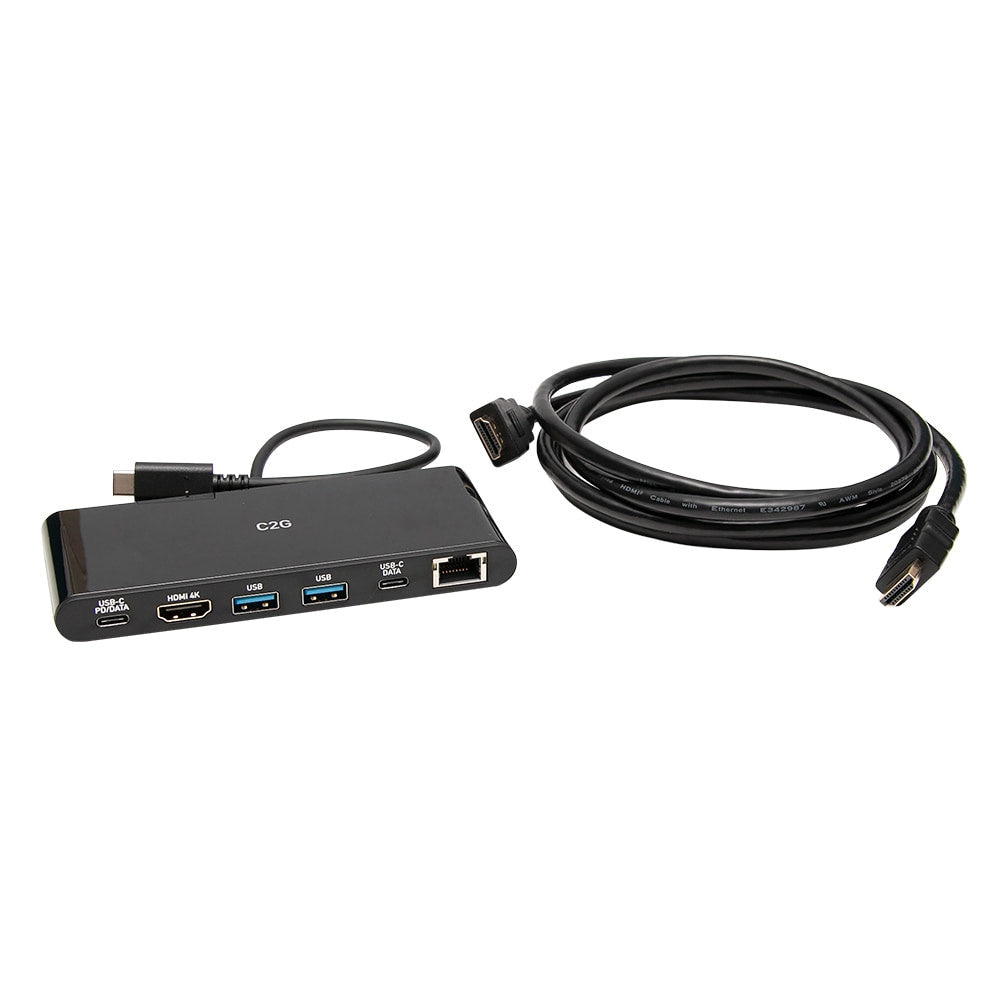 C2G54479 - C2G - USB-C 6in1 Mini Dock Kit for Laptops