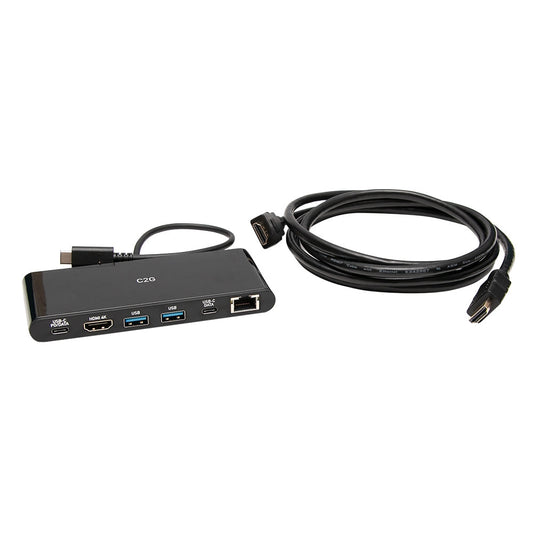C2G54479 - C2G - USB-C 6in1 Mini Dock Kit for Laptops
