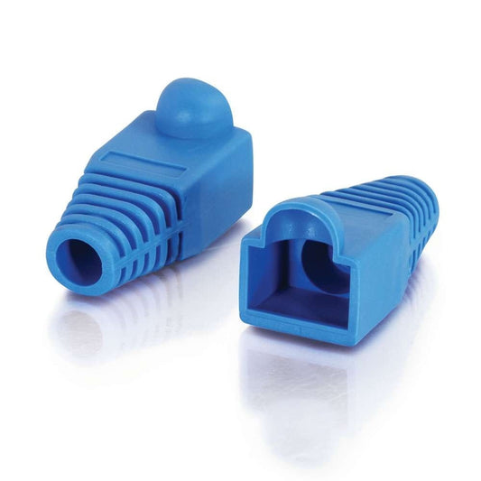 CG04757 - C2G - RJ45 Snagless Boot Cover 60mm OD MultiPack 50 Pack Blue