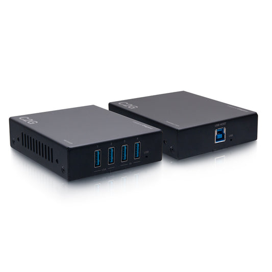 C2G54265 - C2G - Superbooster 4 Port USB over Cat6a Extender Kit USB 3.2 Gen1 5Gbps