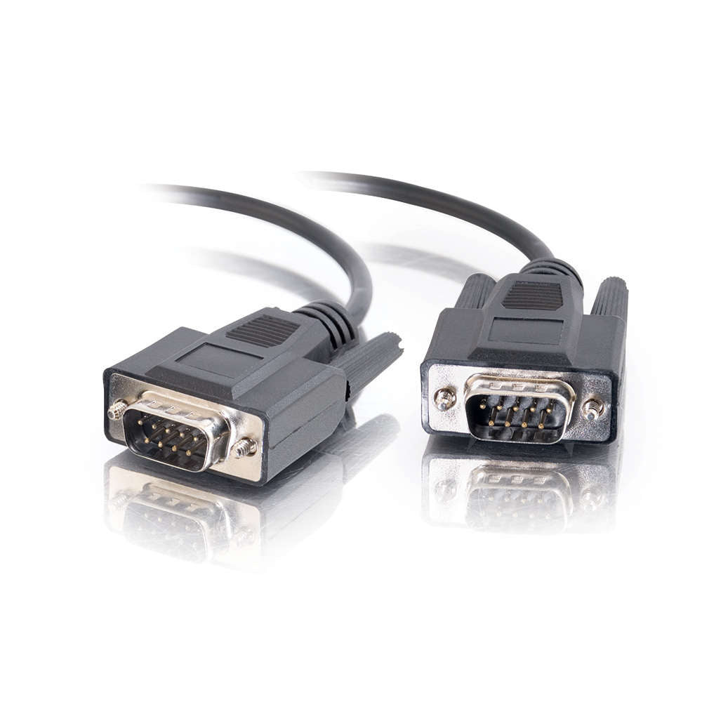 CG52087 - C2G - 6ft DB9 M/M Serial RS232 Cable Black