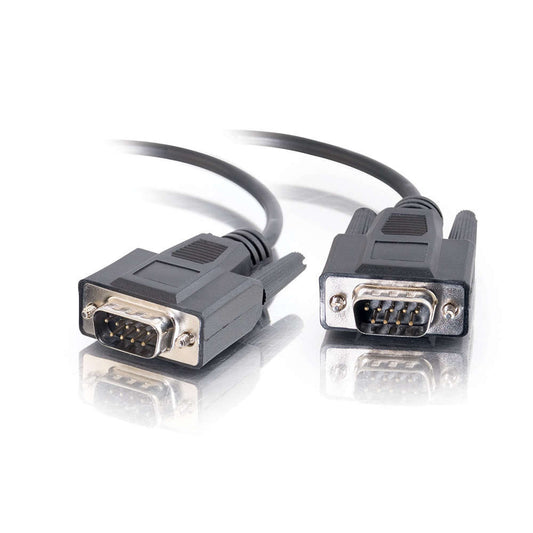 CG52087 - C2G - 6ft DB9 M/M Serial RS232 Cable Black