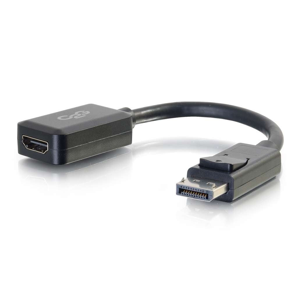 CG54322 - C2G - 8 Inch DisplayPort Male to HDMI Female Adapter Converter Black