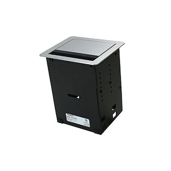 TB672AUALF - Wiremold - TB672AUALF Integreat Field Wired AV Table Box With USB in Aluminum