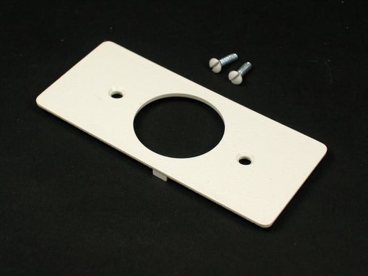 5507T2-WH - Wiremold - 5507T2WH 5500 Single Receptacle Faceplate Fitting in White