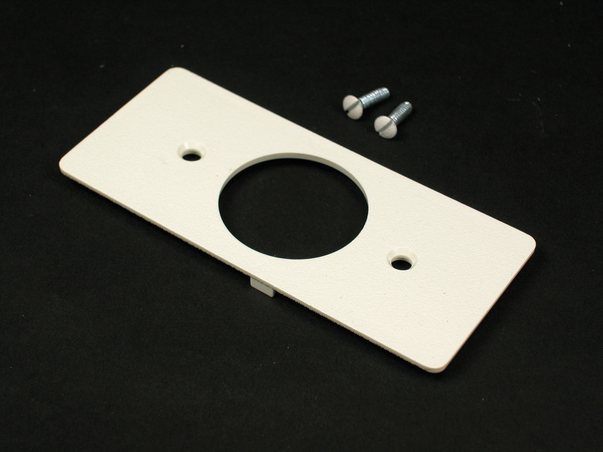 5507T2-G - Wiremold - 5507T2G 5500 Single Receptacle Faceplate Fitting in Gray