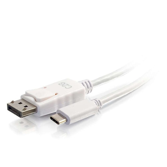 CG26880 - C2G - 6ft USB-C to DisplayPort Adapter Cable 4K 30Hz White