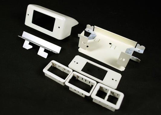 V24DWNS - Wiremold - V24DWNS 2400 Downward Ortronics Device Plate Fitting in Ivory