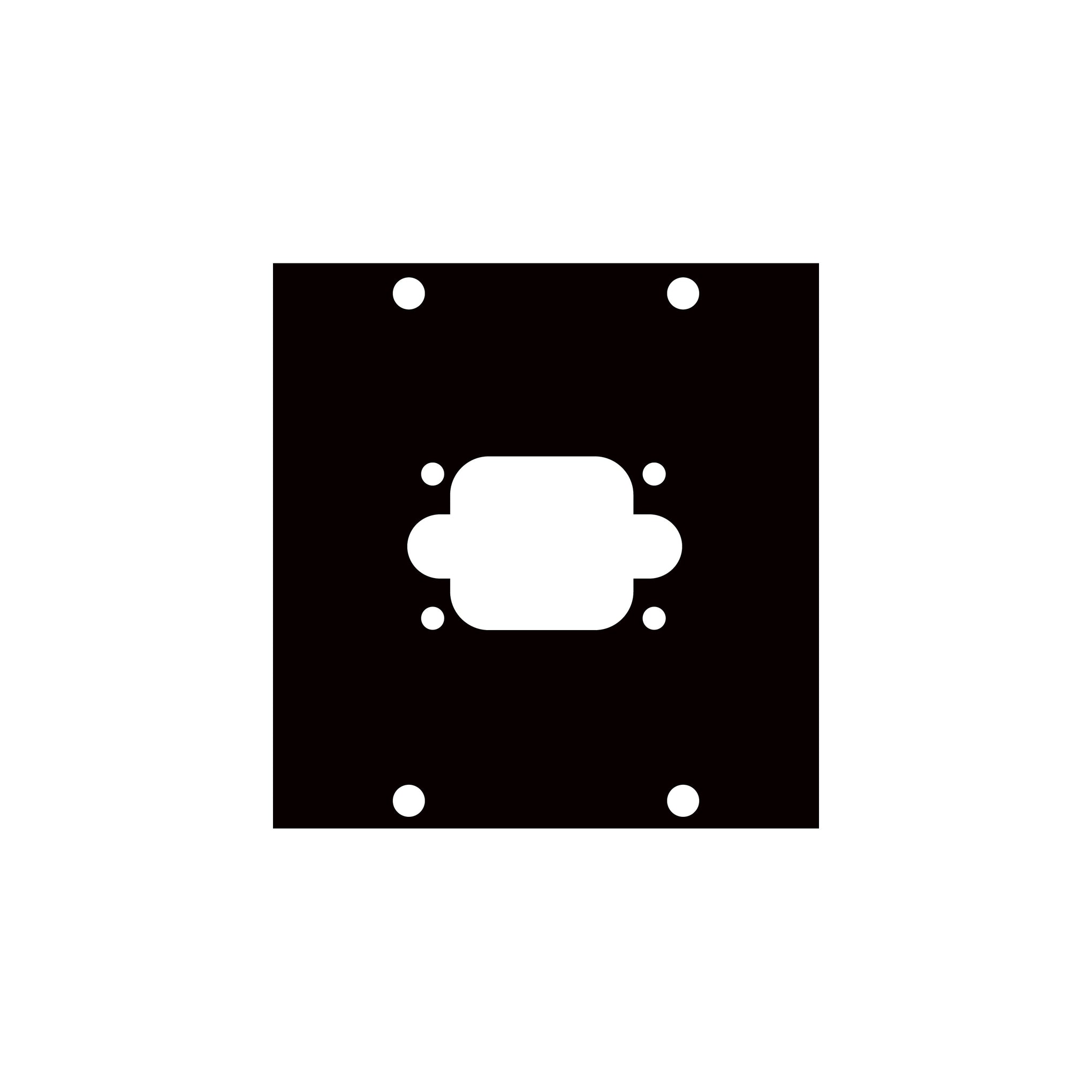 1G1 - Middle Atlantic - UCP Module with G1 Punchout