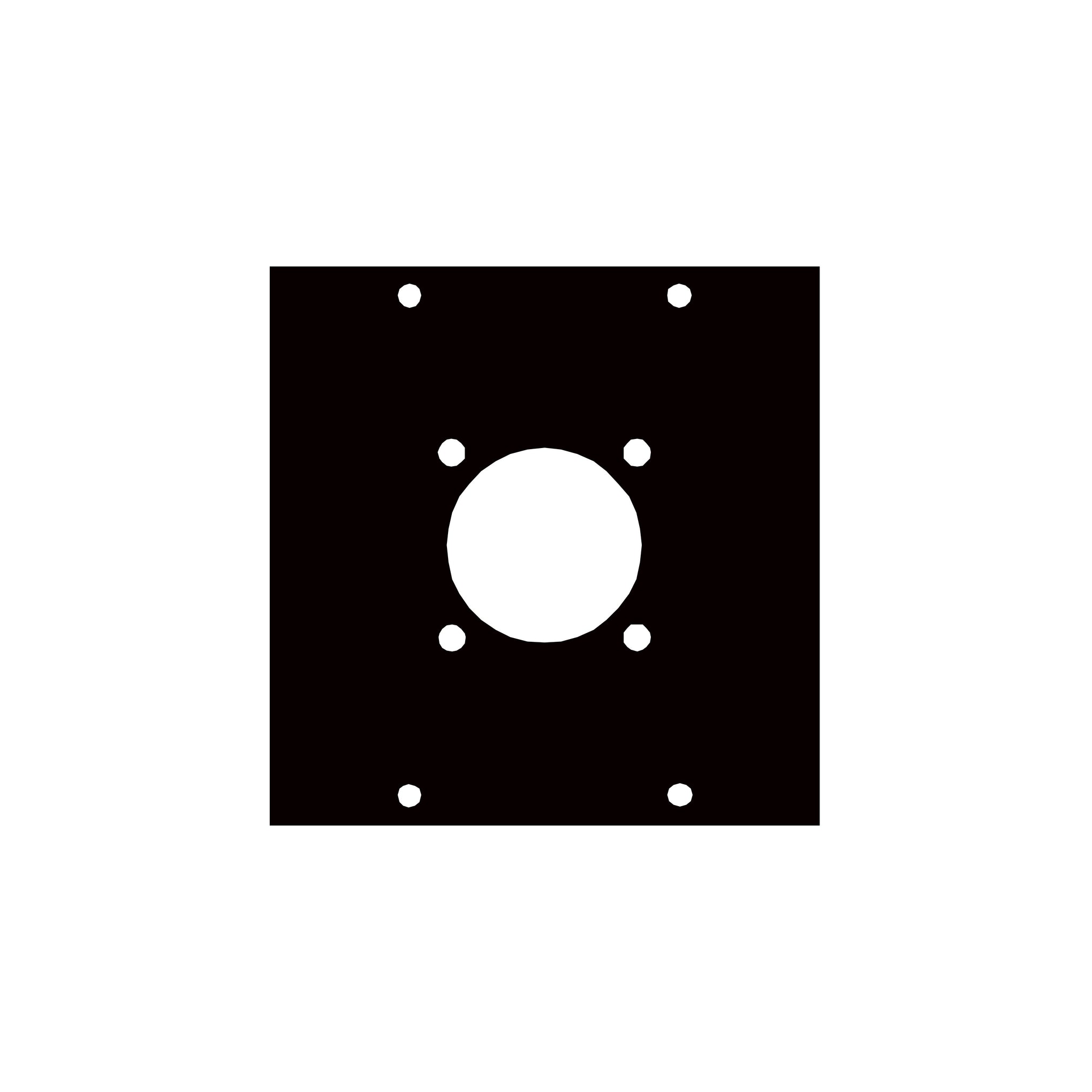 1W1 - Middle Atlantic - UCP Module with 39 pin Whirlwind Punchout