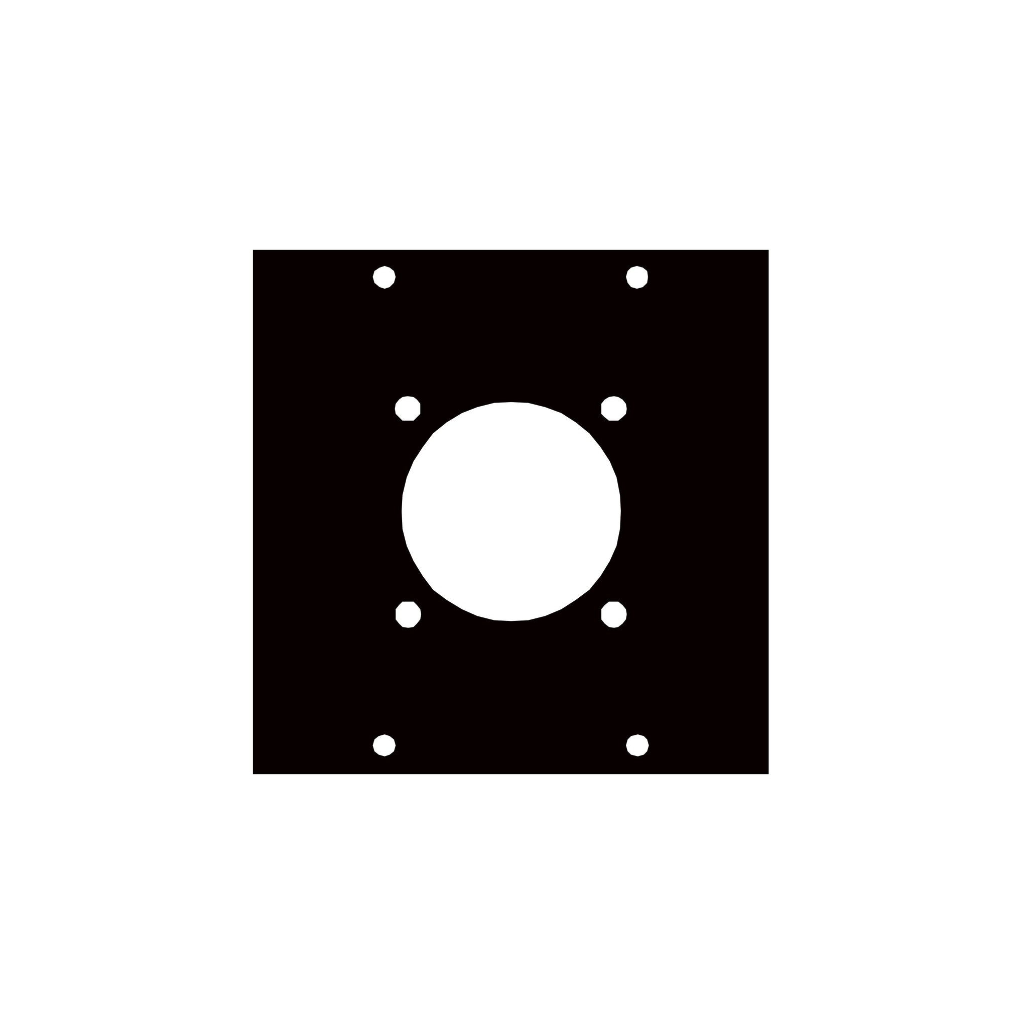 1W2 - Middle Atlantic - UCP Module with 61 pin Whirlwind Punchout