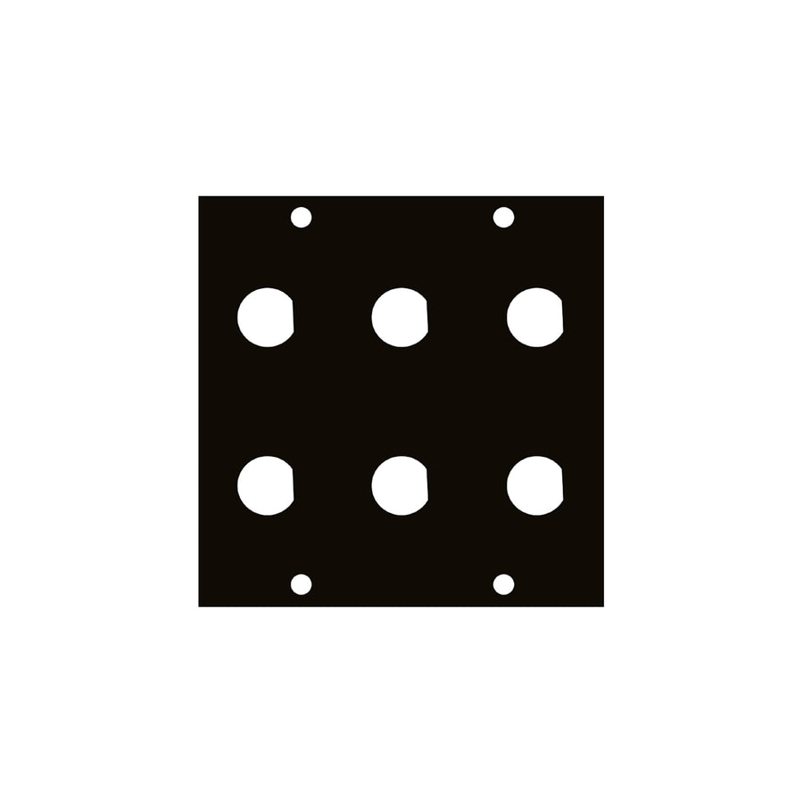 UCP Module with Six 1/2 Inch BNC Punchouts