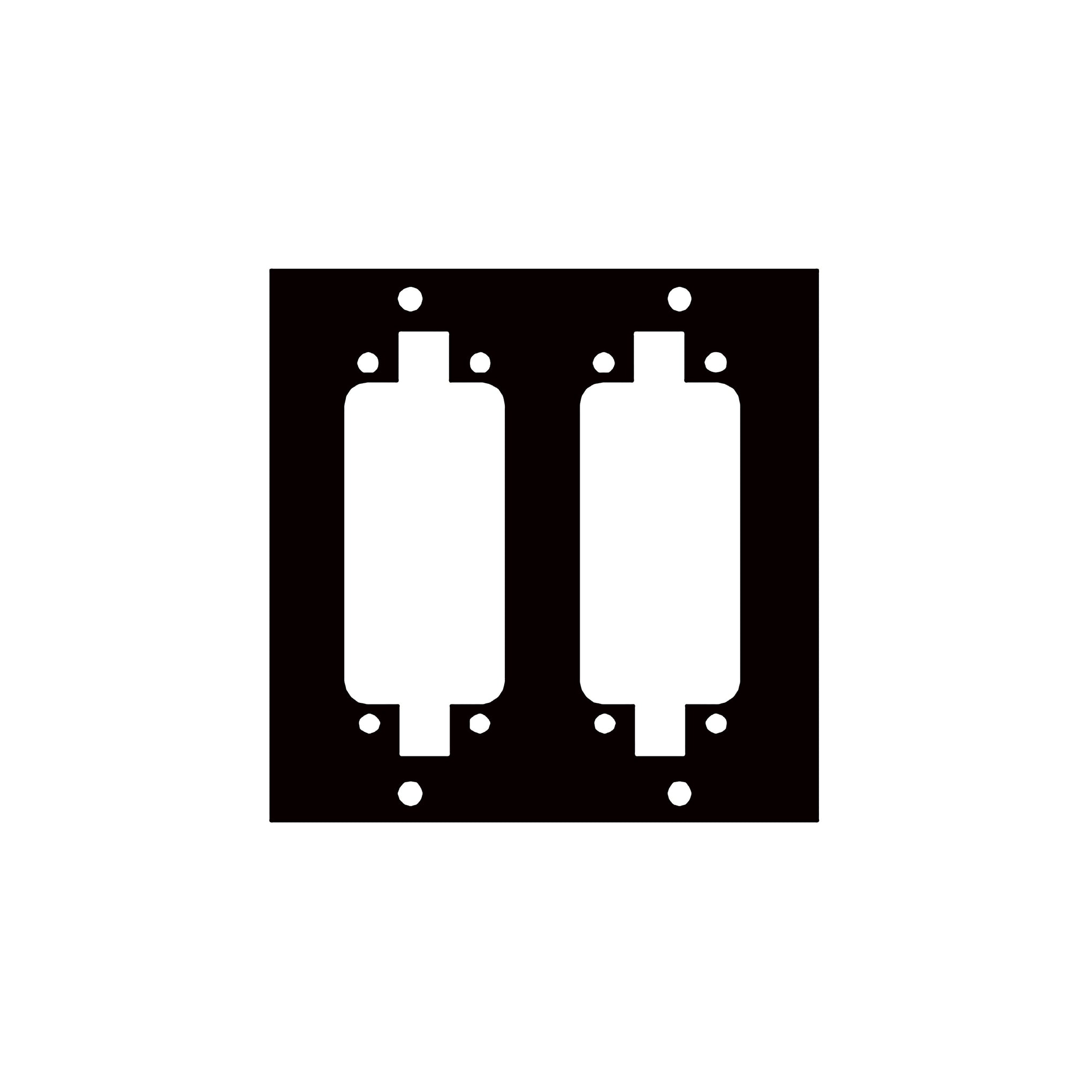 2DL96 - Middle Atlantic - UCP Module with DL Series Multipin Punchout