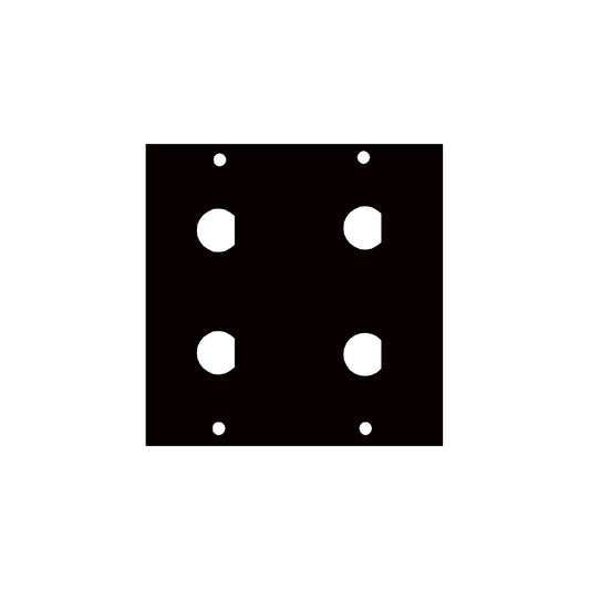 3-8BNC4 - Middle Atlantic - UCP Module with Four 38 Inch BNC Punchouts