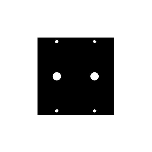 3-8X2 - Middle Atlantic - UCP Module with Two 38 Inch Punchouts