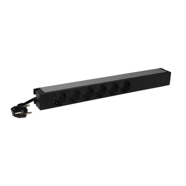 19 Inch PDU LCS³ - 1 U - 6 Outlets X 2P+E - German Standard