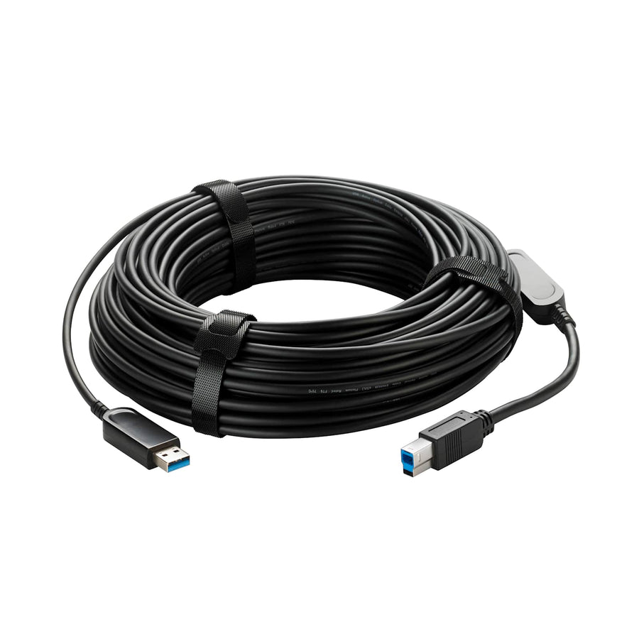 USB 3.2 Gen 2 Type B to Type A Active Optical Cable Plenum from Vaddio