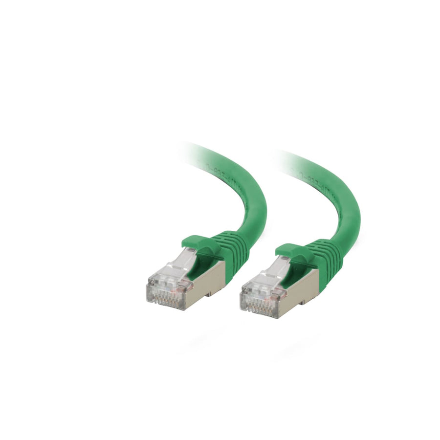 14ft (4.3m) Cat6A Snagless Shielded (STP) Ethernet Network Patch Cable - Green