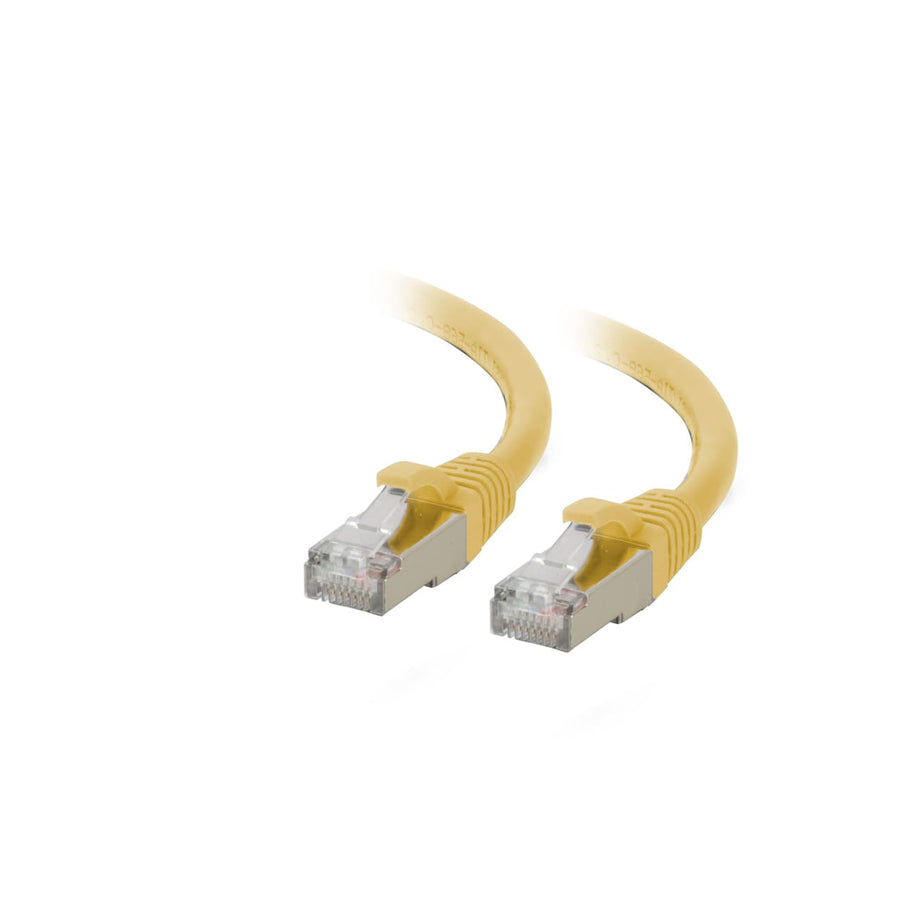 14ft (4.3m) Cat6A Snagless Shielded (STP) Ethernet Network Patch Cable - Yellow