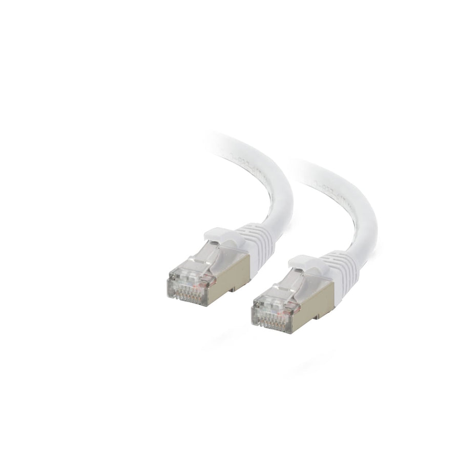 5ft (1.5m) Cat6A Snagless Shielded (STP) Ethernet Network Patch Cable - White