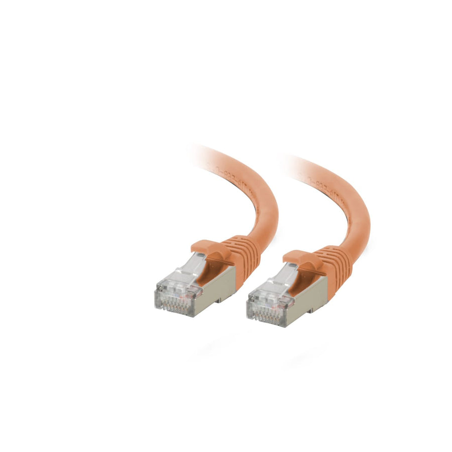 10ft (3m) Cat6A Snagless Shielded (STP) Ethernet Network Patch Cable - Orange