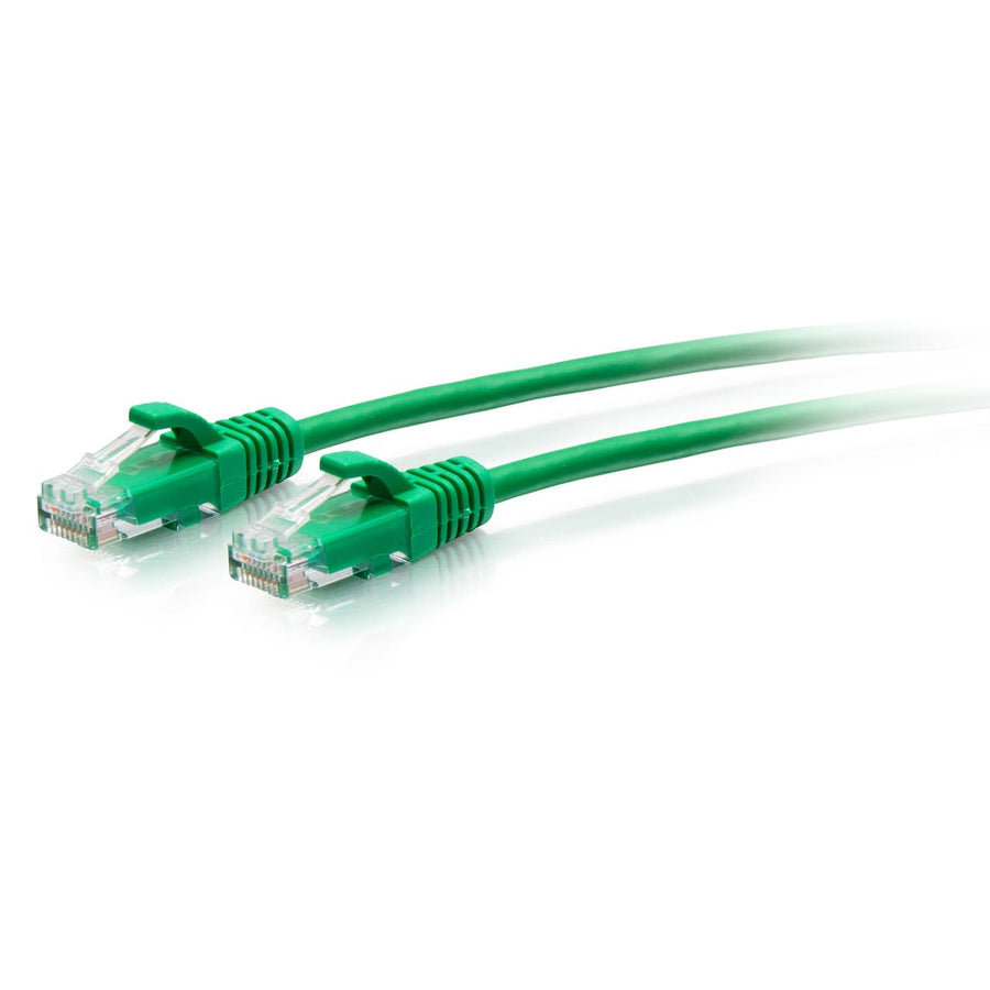 1ft (0.3m) Cat6a Snagless Unshielded (UTP) Slim Ethernet Patch Cable - Green