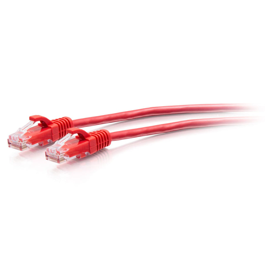 3ft (0.9m) Cat6a Snagless Unshielded (UTP) Slim Ethernet Patch Cable - Red