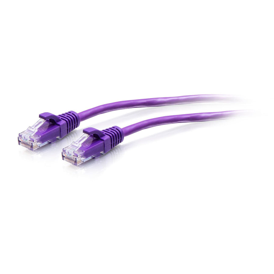 5ft (1.5m) Cat6a Snagless Unshielded (UTP) Slim Ethernet Patch Cable - Purple