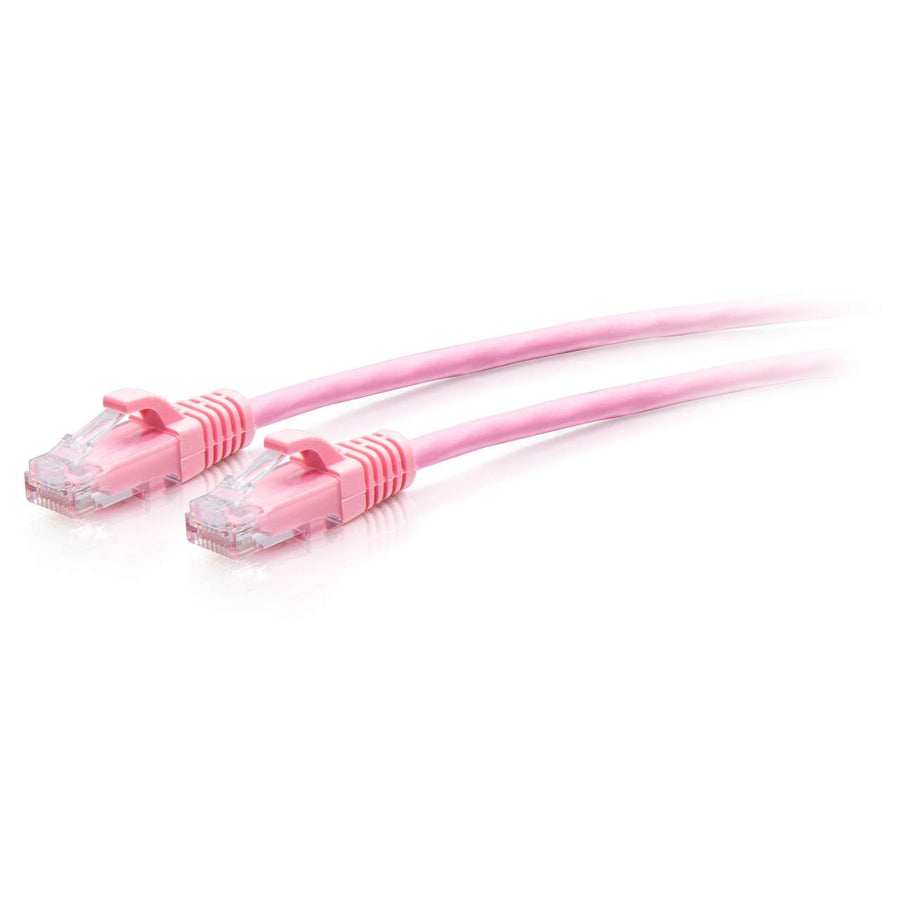 5ft (1.5m) Cat6a Snagless Unshielded (UTP) Slim Ethernet Patch Cable - Pink
